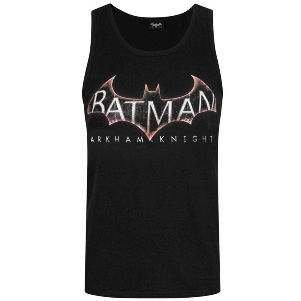 Batman Official Mens Arkham Knight Tank Top / Black